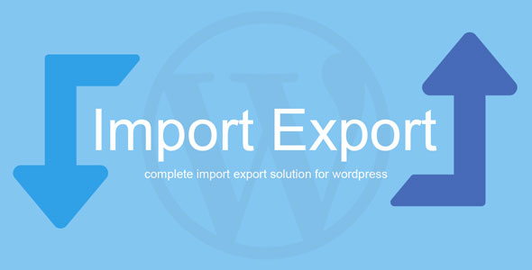 WordPress Import Export
